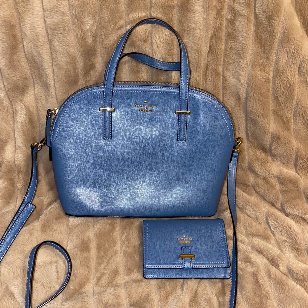 Blue Kate Spade Purse